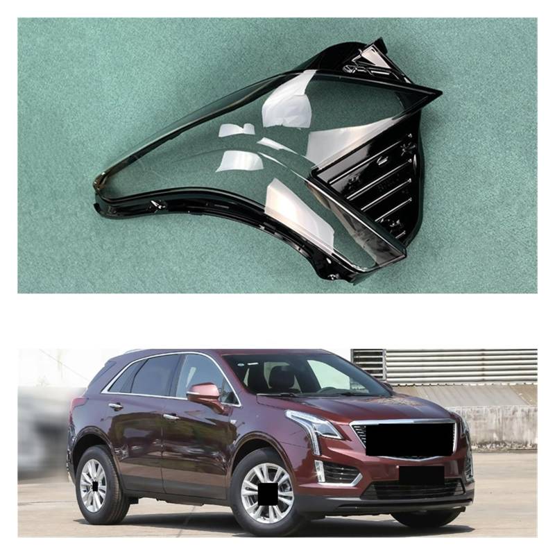 Auto Auto Kompatibel Für Cadillac XT5 2016-2022 Front Scheinwerfer Abdeckung Glas Scheinwerfer Transparent Lampenschirm Lampe Shell Objektiv(Left and right) von LJBaab
