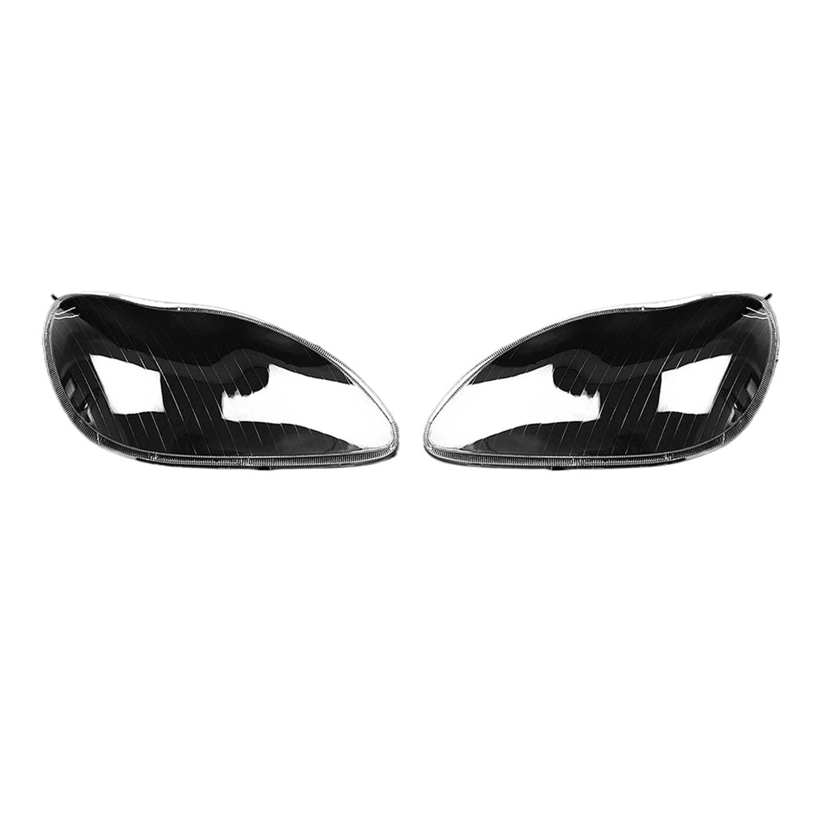 Auto-Frontscheinwerfer-Objektivabdeckung, Scheinwerfer-Lampenschirm, Glas, Lampengehäuse, kompatibel für Benz W220 S600 S500 S320 S350 S280 1998–2005(Left and Right) von LJBaab