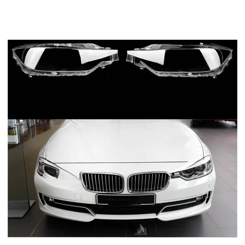 Auto Transparentes Gehäuse Frontscheinwerfer Objektiv Shell Cover Glas Lampenabdeckung Lampenschirm Kompatibel für BMW 3er F30 F31 F35 2013-2015(Right and left) von LJBaab