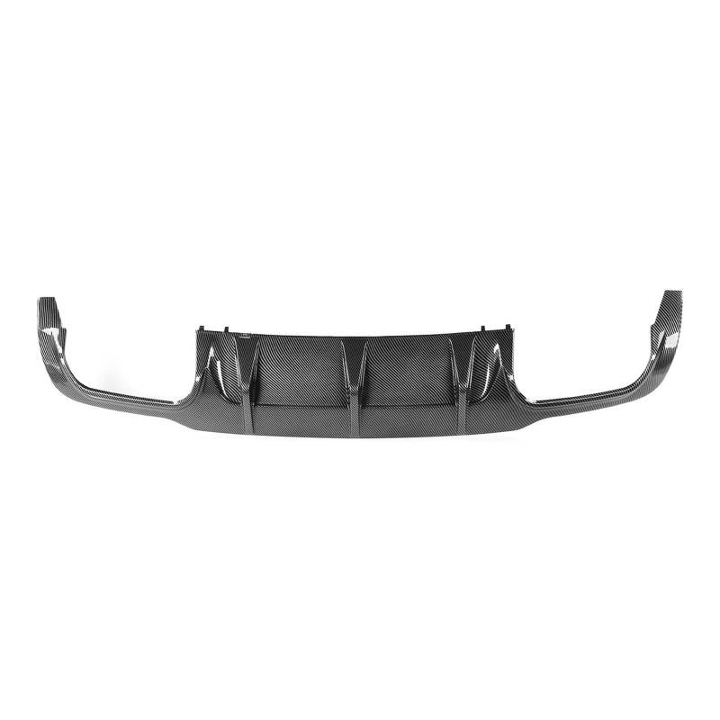 C63 Heck Stoßfänger Diffusor Spoiler Lip Heck-Chassis-Deflektor for Benz C Klasse W204 C204 Limousine C63 Coupé 2012-2015 kompatibel(Carbon Fiber Look) von LJBaab