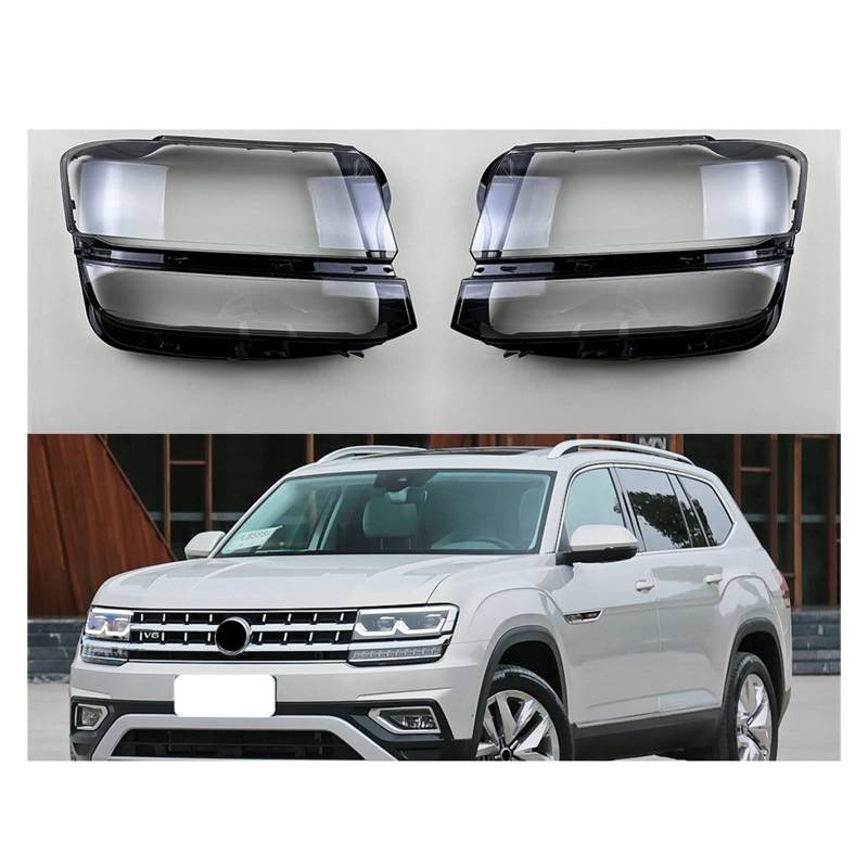 Front Scheinwerfer Abdeckung Transparent Lampenschirm Ersetzen Original Objektiv Kompatibel Für VW Teramont 2017 2018 2019 2020 Hohe(A Pair style B) von LJBaab