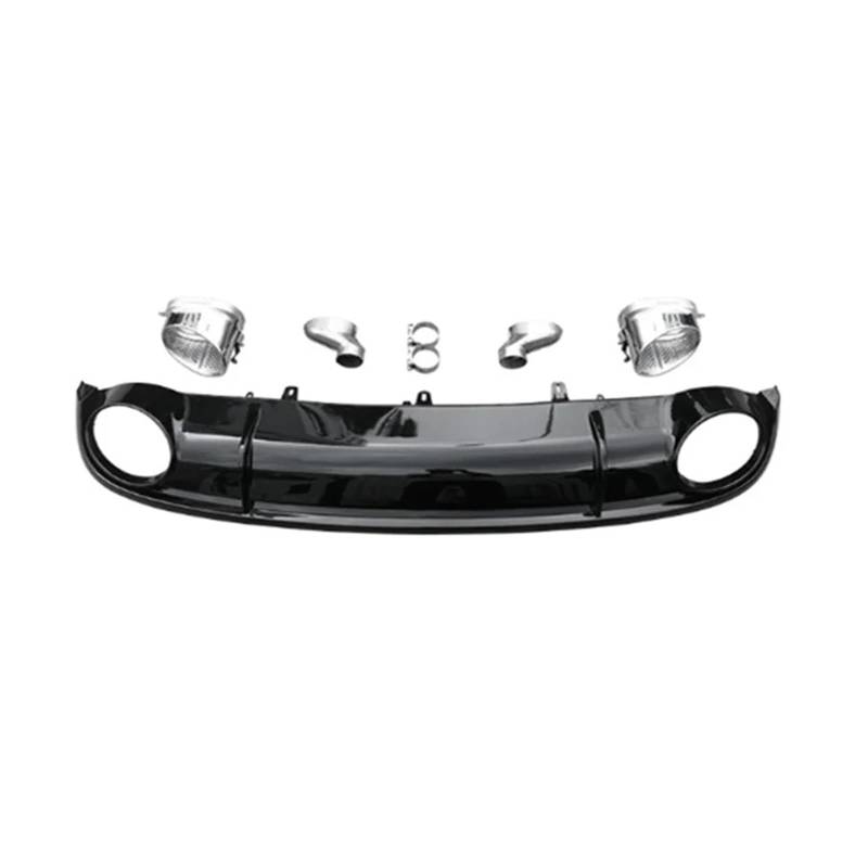 Gloss Black AUTO Diffusor Heck Stoßfänger Lippen kompatibel for Audi A7 2009 2012 2012 2013 2014 2015 Upgrade S7 Style Diffuse Exhasut Tipp(Gloss Black) von LJBaab