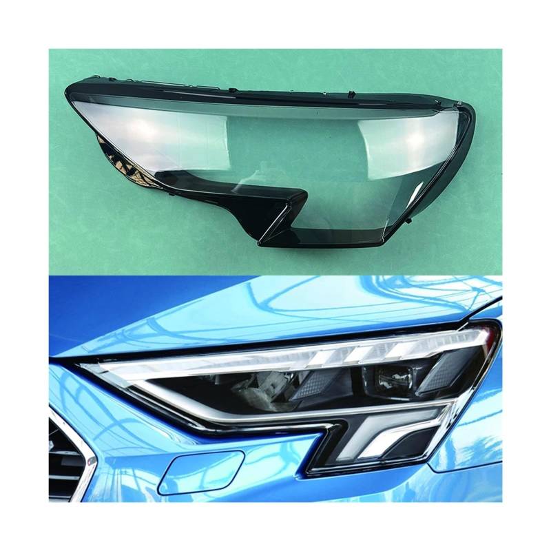 Kompatibel für Audi A3 2021 Scheinwerferabdeckung Objektiv Scheinwerfer Lampengehäuse Transparenter Schirm Ersetzen Sie den Originallampenschirm(Left) von LJBaab