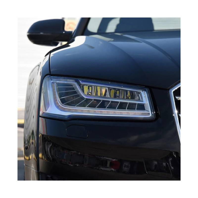 Kompatibel für Audi A8 D4 2014 2015 2016 2017 Transparente Scheinwerferabdeckung Scheinwerfergehäuse Lampenschirmgehäuse Ersetzen Sie das Originalobjektiv(Right) von LJBaab