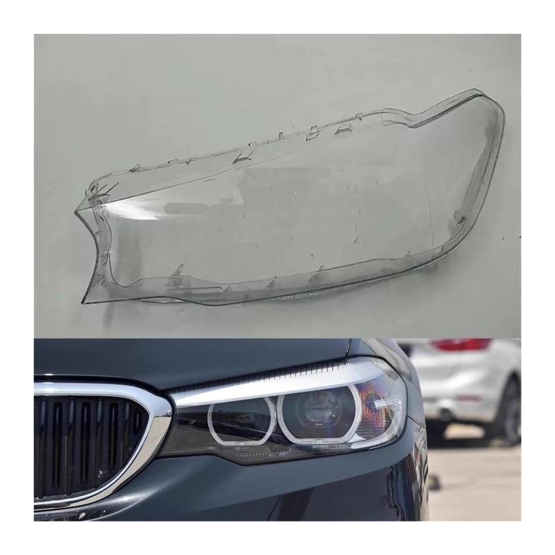 Kompatibel für BMW 5 Series G30 G38 520i 523i 525i 528i 530i 2018–2020 Auto-Frontscheinwerfer-Objektivabdeckung Autogehäuse Scheinwerferglas Lampenschirm(Left) von LJBaab