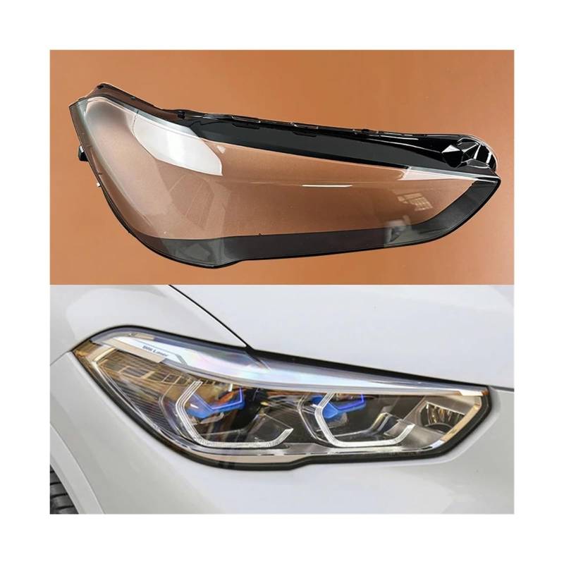 Kompatibel für BMW X5 X6 X5M X6M G05 G06 F95 2019 2020 2021 2022 Scheinwerfer transparente Lampenschirmschale Masken Scheinwerferabdeckung Objektiv(Right) von LJBaab