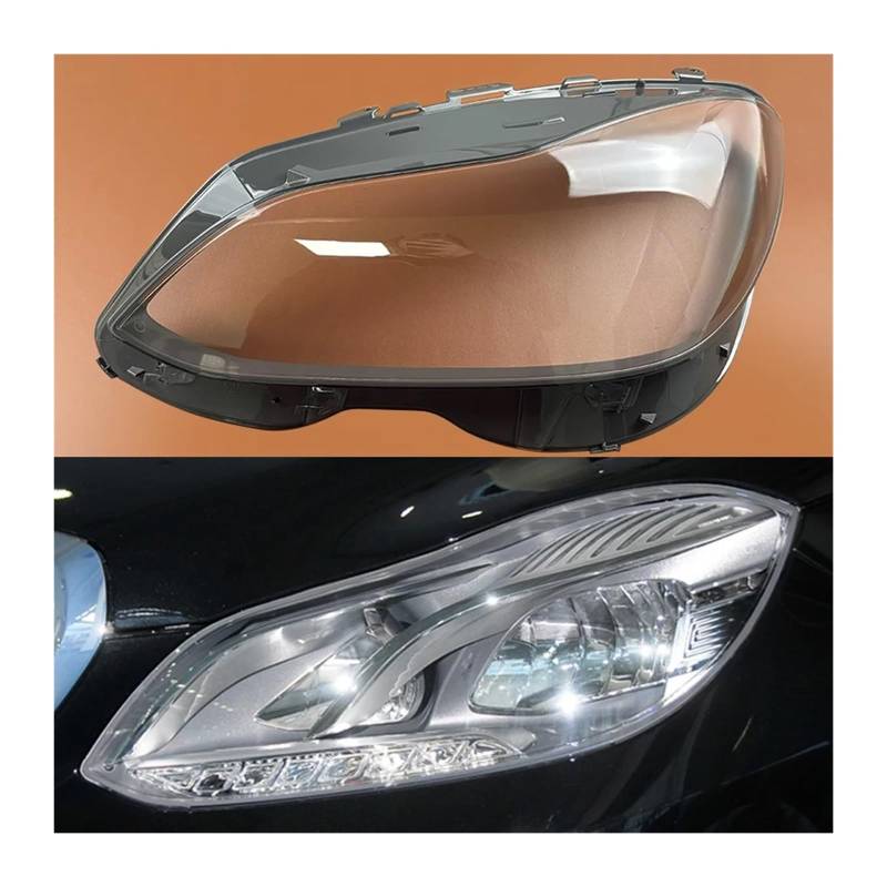 Kompatibel für Benz E-Klasse W212 E200L E260L E280L E300L E350L 2014 2015 Autoscheinwerfer Scheinwerfer Klare Linse Auto Shell Cover(Left) von LJBaab