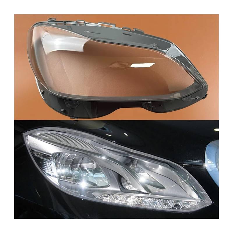 Kompatibel für Benz E-Klasse W212 E200L E260L E280L E300L E350L 2014 2015 Autoscheinwerfer Scheinwerfer Klare Linse Auto Shell Cover(Right) von LJBaab
