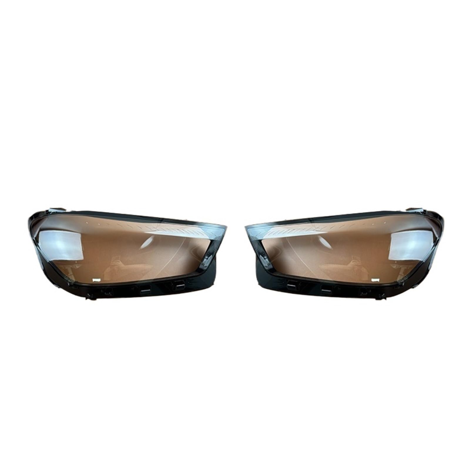 Kompatibel für Benz GLE W167 Scheinwerfer Transparent Lampenschirm Shell Masken Scheinwerfer Abdeckung Objektiv GLE350 GLE450 2024 2025(A Pair) von LJBaab