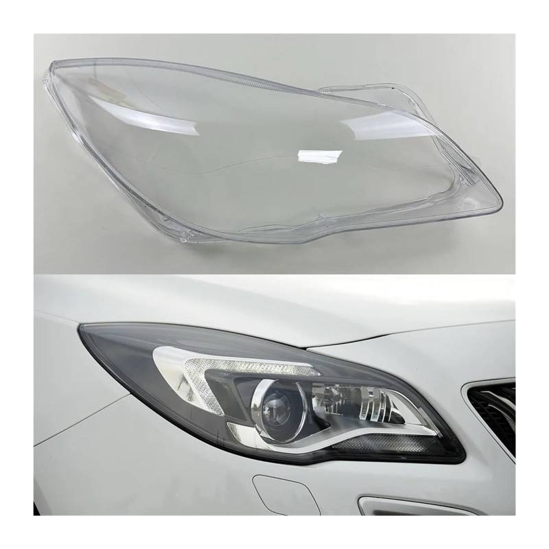 Kompatibel für Buick Regal Opel Insignia 2014 2015 2016 Transparenter Lampenschirm Scheinwerferabdeckung Lampenschirm Scheinwerfer Shell Objektiv(Right) von LJBaab