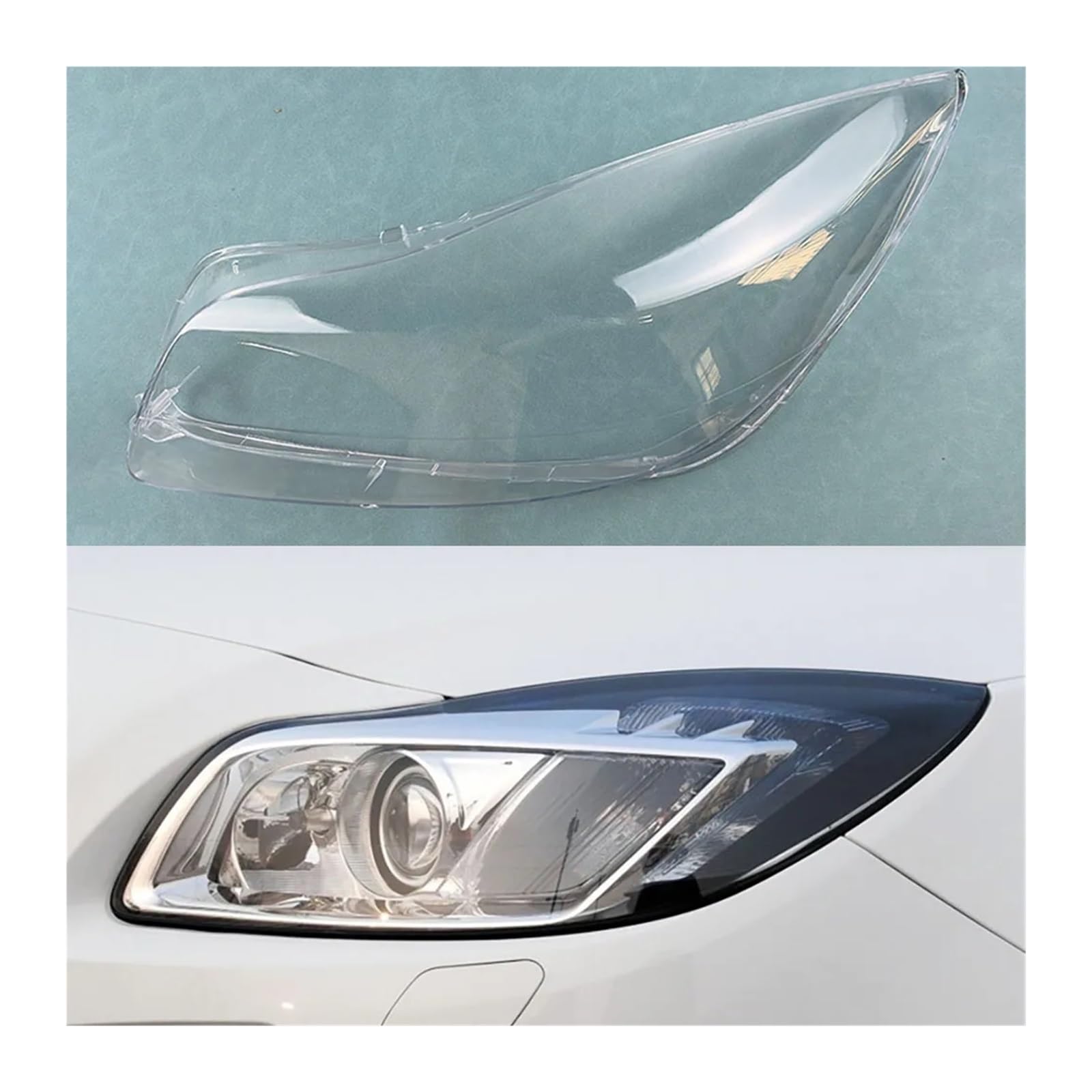 Kompatibel für Opel Insignia 2009 2010 2011 Scheinwerfer Transparente Abdeckung Lampenschirm Scheinwerfer Shell Ersetzen Original Objektiv(Left) von LJBaab