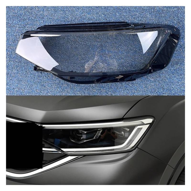 Kompatibel für VW Tayron 2023 Scheinwerfer Shell Transparent Scheinwerfer Abdeckung Lampe Schatten Ersetzen Original Lampshdade(Left) von LJBaab
