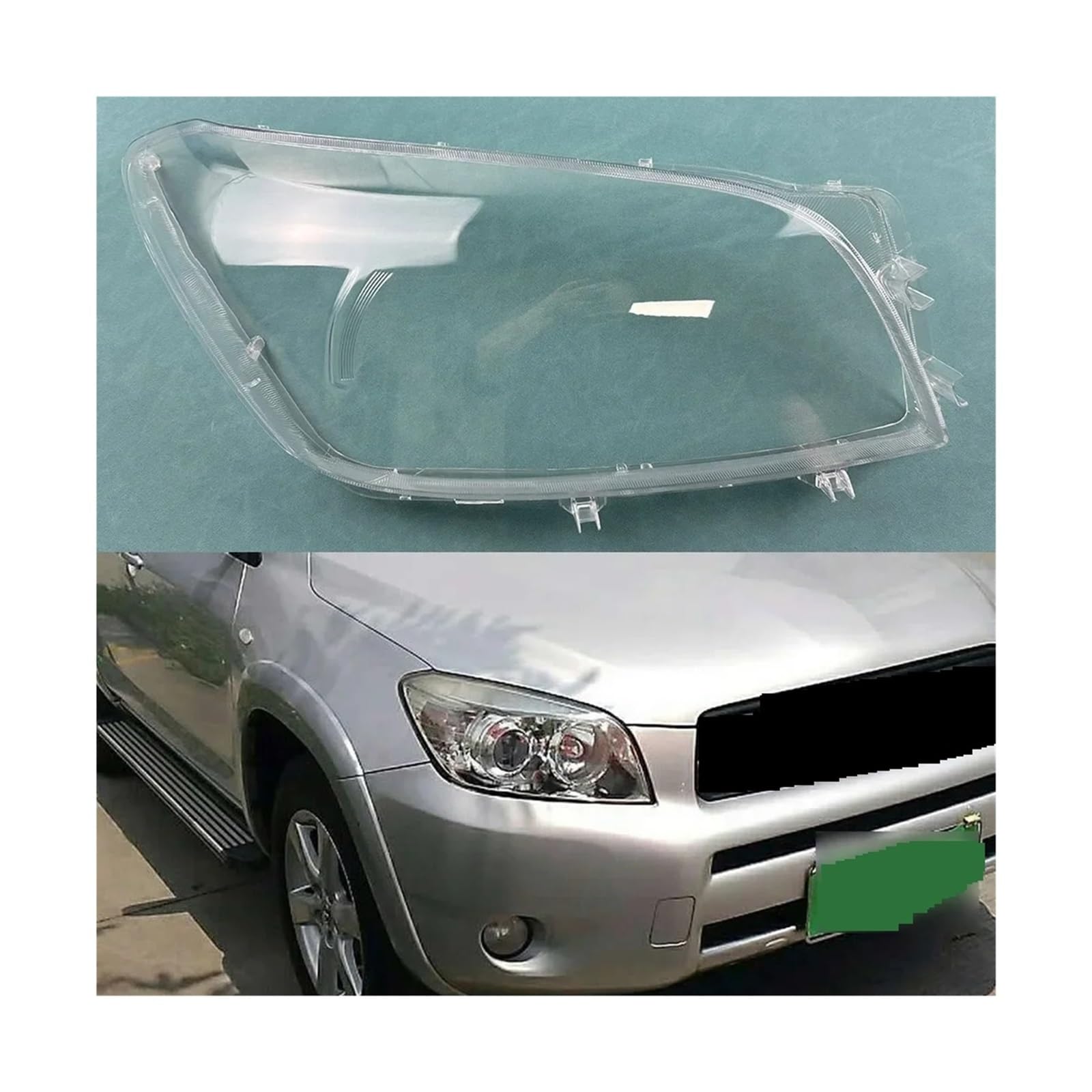 Lampshdade Kompatibel Für Toyota Rav4 2005-2008 Front Scheinwerfer Shell Transparent Scheinwerfer Abdeckung Lampe Schatten(Right) von LJBaab