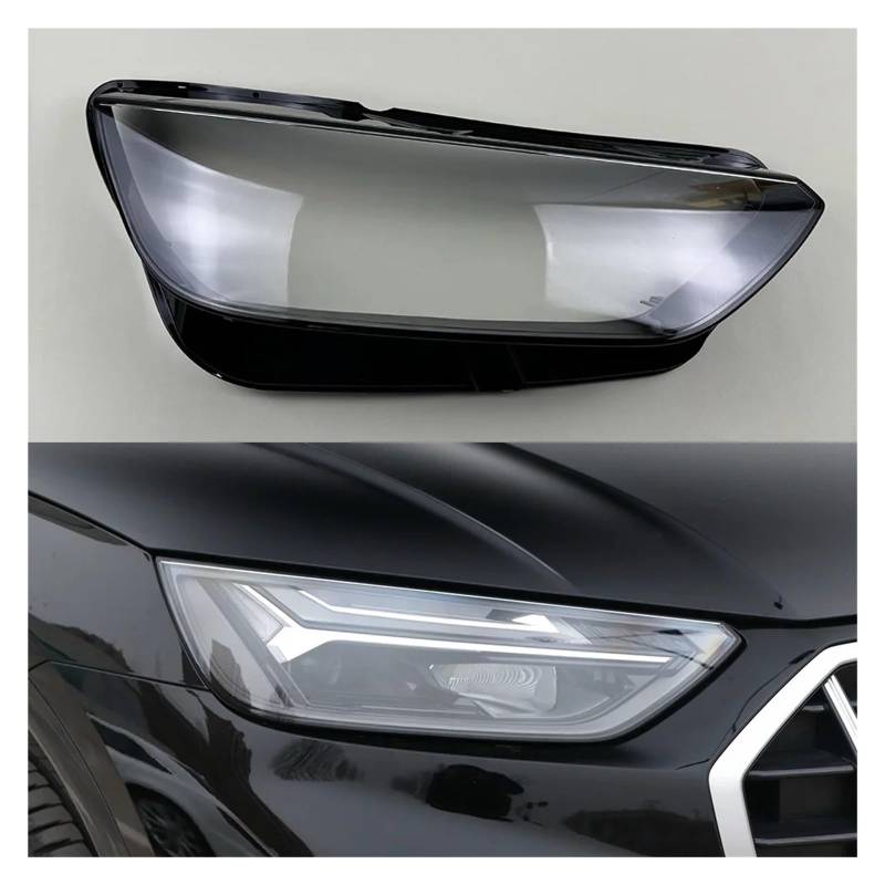Scheinwerfer Transparent Lampenschirm Scheinwerfer Lampenschale Ersetzen Original Objektiv Abdeckung Kompatibel Für Audi Q5 Q5L 2021 2022 2023(Right style B) von LJBaab