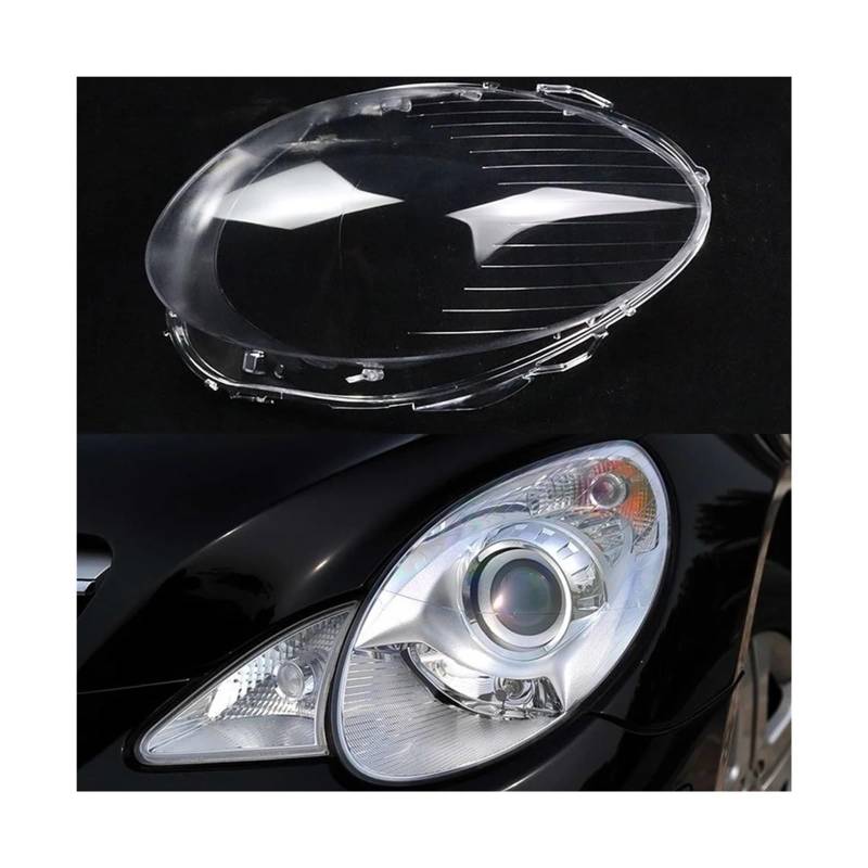 Scheinwerfergehäuse Kompatibel für Benz W251 R350 R500 2006 2007 2008 Auto-Frontscheinwerferabdeckung Glaslampenkappen Lampenschirmlinsenschale(Left) von LJBaab