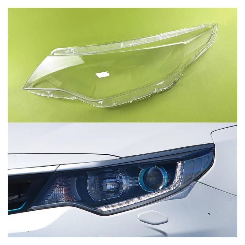 Scheinwerferlampengehäuse, Scheinwerferabdeckung, transparenter Lampenschirm, ersetzt Originallinse, kompatibel für Kia K5 2016 2017 2018 2019(Left) von LJBaab