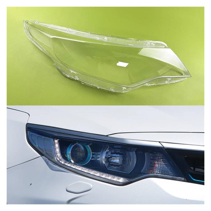 Scheinwerferlampengehäuse, Scheinwerferabdeckung, transparenter Lampenschirm, ersetzt Originallinse, kompatibel für Kia K5 2016 2017 2018 2019(Right) von LJBaab