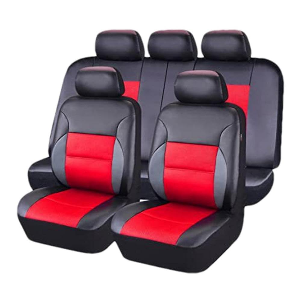 LJJWIW Auto Sitzbezügesets Für VW Tiguan,Sitzbezüge Auflagen Komplettset Sitzschoner Schonbezüge Autositz Atmungsaktiv Bequem Wasserdicht Zubehör,Red LJJWIW Auto Sitzbezügesets Für VW Tiguan,Sitzbezüge Auflagen Komplettset Sitzschoner Schonbezüge Autositz Atmungsaktiv Bequem Wasserdicht Zubehör,Red von LJJWIW
