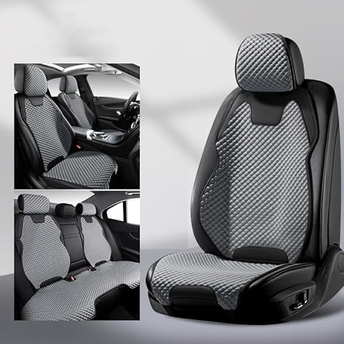 LJLBFB AutositzbezüGe für Toyota Prius Land-Cruiser C-HR Hilux Sienna Urban, Sommer Atmungsaktiv Sitzbezüge & Sitzauflagen, Sitzbezug Auto Vordersitze Gekühlter Sitzbezug Fürs Auto von LJLBFB