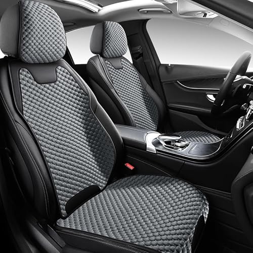 LJLBFB AutositzbezüGe für Toyota Vios 2008-2013-pr, Sommer Atmungsaktiv Sitzbezüge & Sitzauflagen, Sitzbezug Auto Vordersitze Gekühlter Sitzbezug Fürs Auto,A/Front Seats-Grey von LJLBFB