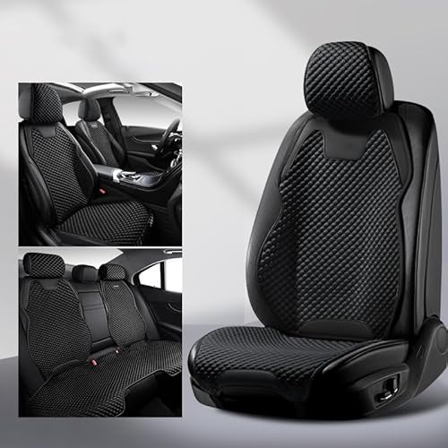 LJLBFB AutositzbezüGe für Volvo C30 C70 XC90 V40 V60 V70 V90, Sommer Atmungsaktiv Sitzbezüge & Sitzauflagen, Sitzbezug Auto Vordersitze Gekühlter Sitzbezug Fürs Auto,B/Full car Seats-Black LJLBFB AutositzbezüGe für Volvo C30 C70 XC90 V40 V60 V70 V90, Sommer Atmungsaktiv Sitzbezüge & Sitzauflagen, Sitzbezug Auto Vordersitze Gekühlter Sitzbezug Fürs Auto,B/Full car Seats-Black von LJLBFB