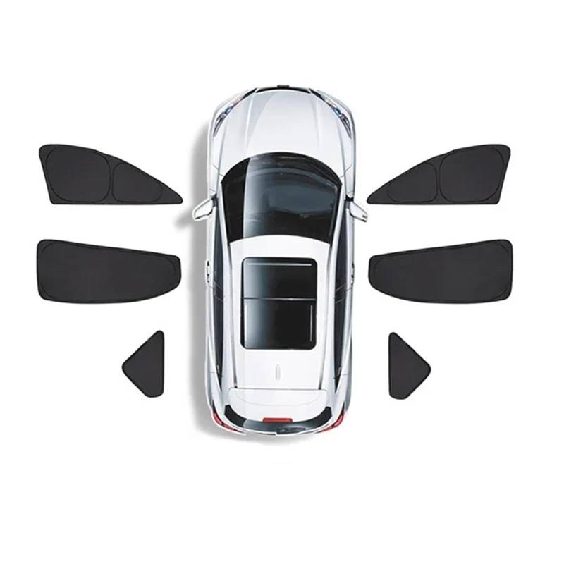 Auto Seitenfenster Sonnenschutz für Subaru Levorg 2020-2024, UV-Schutz für Seitenscheiben Vorne Hinten Atmungsaktive Mesh-Abdeckung,6 PCS Windows von LJWAN