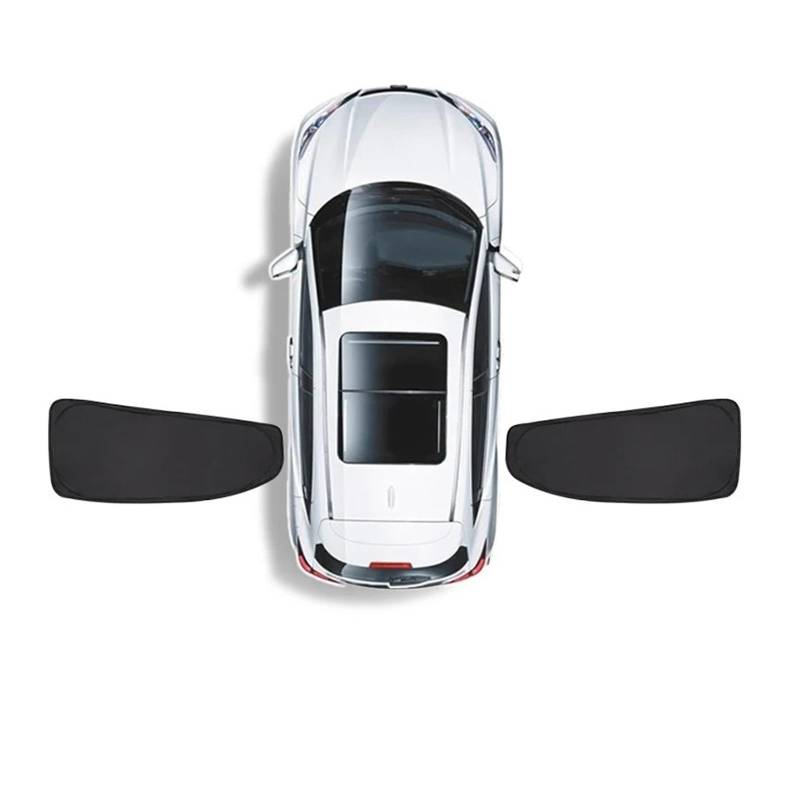 Auto Seitenfenster Sonnenschutz für Toyota Corolla Cross 2022-2024, UV-Schutz für Seitenscheiben Vorne Hinten Atmungsaktive Mesh-Abdeckung,2 PCS Rear von LJWAN