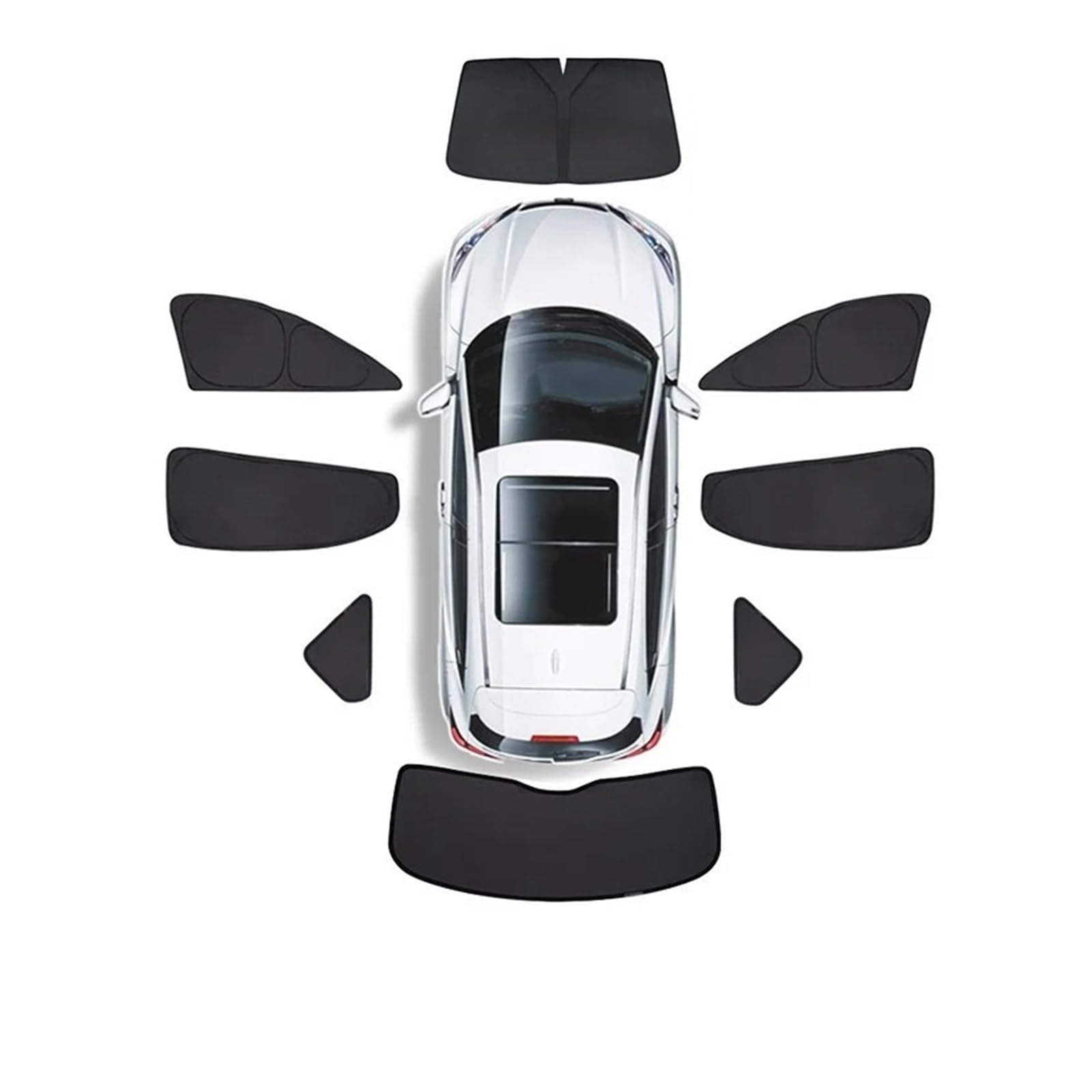 Auto Seitenfenster Sonnenschutz für Toyota Prado Regular Edition 2010-2023, UV-Schutz für Seitenscheiben Vorne Hinten Atmungsaktive Mesh-Abdeckung,8 PCS Full Auto Seitenfenster Sonnenschutz für Toyota Prado Regular Edition 2010-2023, UV-Schutz für Seitenscheiben Vorne Hinten Atmungsaktive Mesh-Abdeckung,8 PCS Full von LJWAN