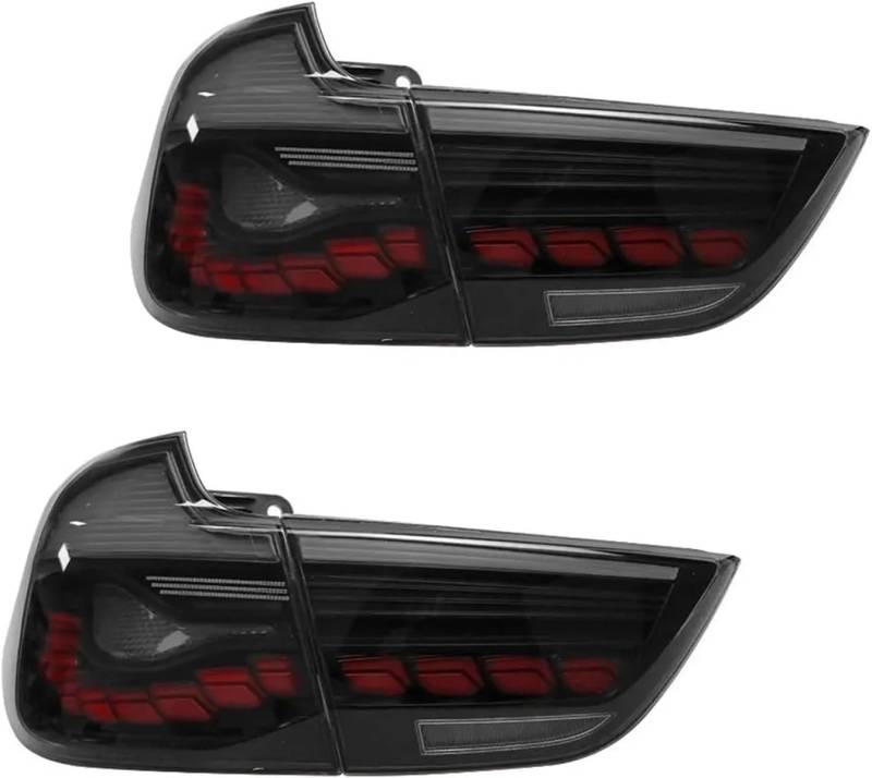 Auto-Rücklicht für BMW 3 Series GT F34 2013 2014-2018, bieten gute Sichtbarkeit,Autoteile,Black A Pair von LJYBOOMWW