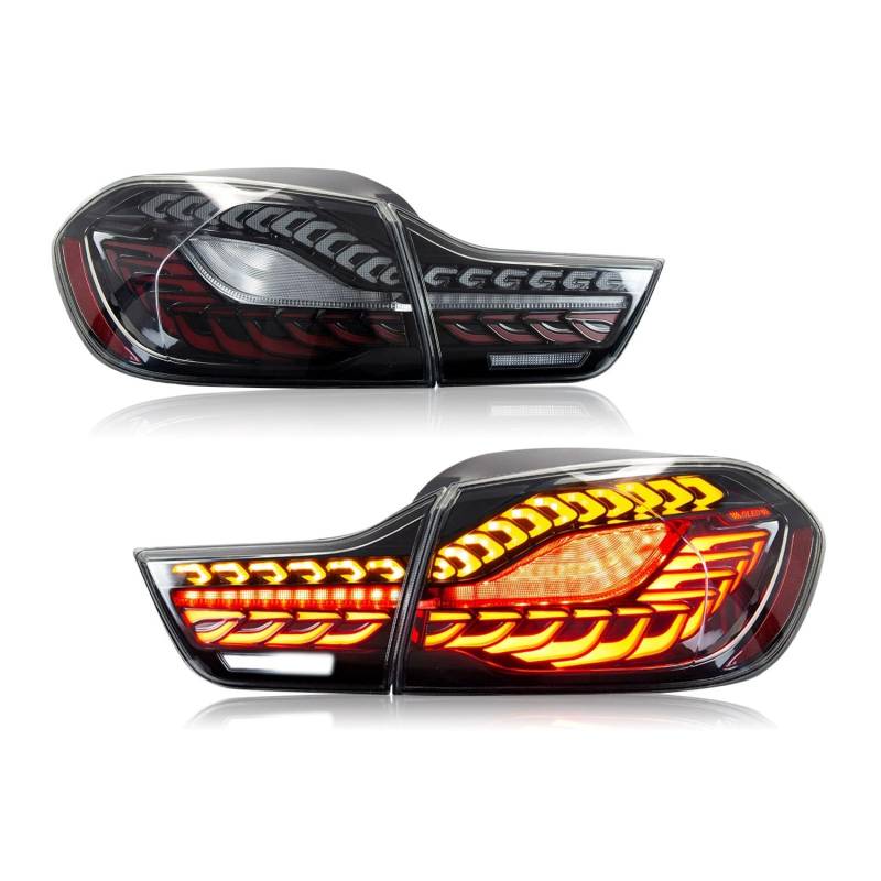 Auto-Rücklicht für BMW 4 Series F32 F33 F36 F82 F83 2013-2020, bieten gute Sichtbarkeit,Autoteile,Transparent A Pair von LJYBOOMWW