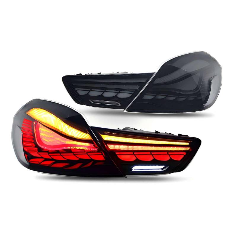 Auto-Rücklicht für BMW 6 Series F06 F12 F13 2010-2017, bieten gute Sichtbarkeit,Autoteile,Red A Pair von LJYBOOMWW