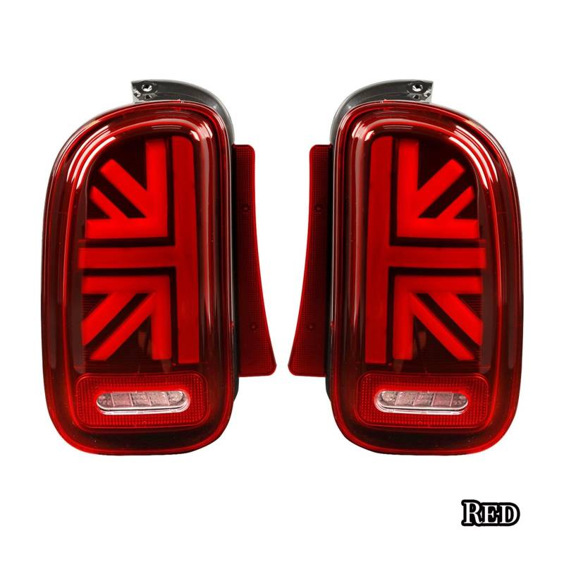 Auto-Rücklicht für BMW MINI R55 2007-2014, bieten gute Sichtbarkeit,Autoteile,Red A Pair von LJYBOOMWW