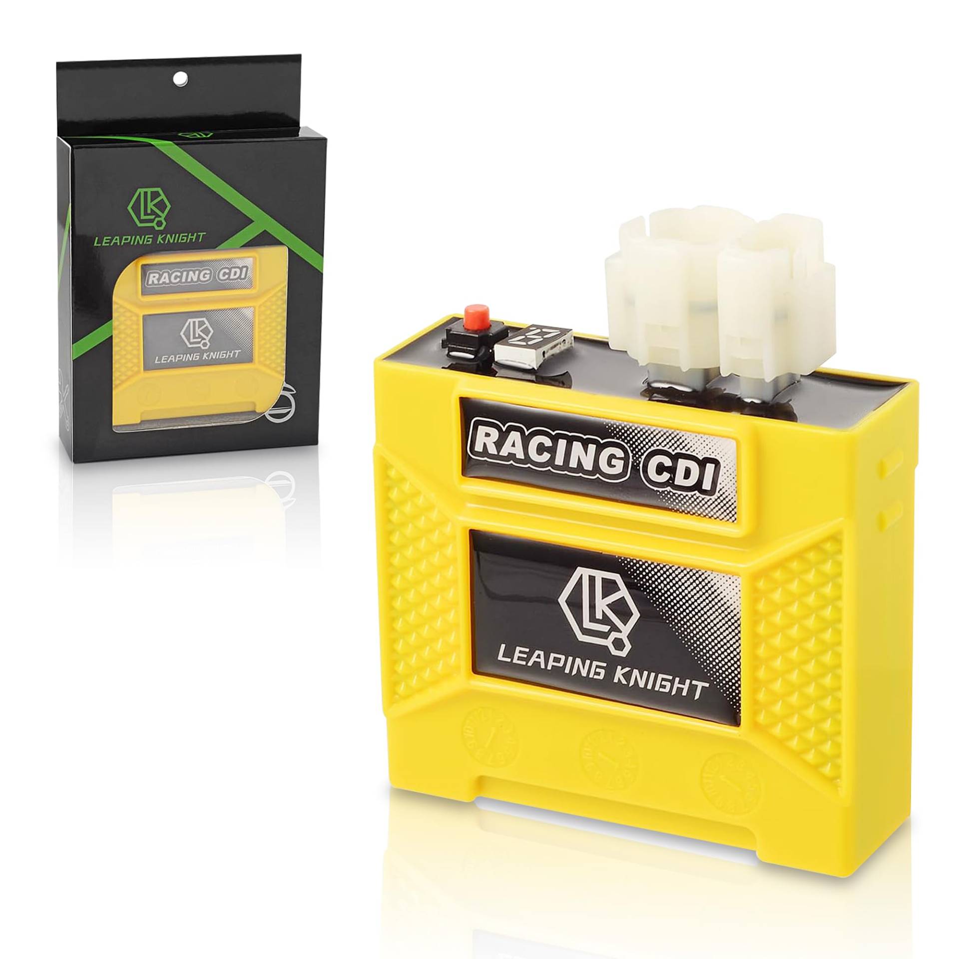 GY6 6 Pin DC CDI Box High Performance Racing Part Digital Adjustable 9 Ignition Curves for GY6 50cc 150cc 250cc Scooter Moped ATV Bike Motorcycle Parts GY6 6 Pin DC CDI Box High Performance Racing Part Digital Adjustable 9 Ignition Curves for GY6 50cc 150cc 250cc Scooter Moped ATV Bike Motorcycle Parts von LK LEAPING KNIGHT