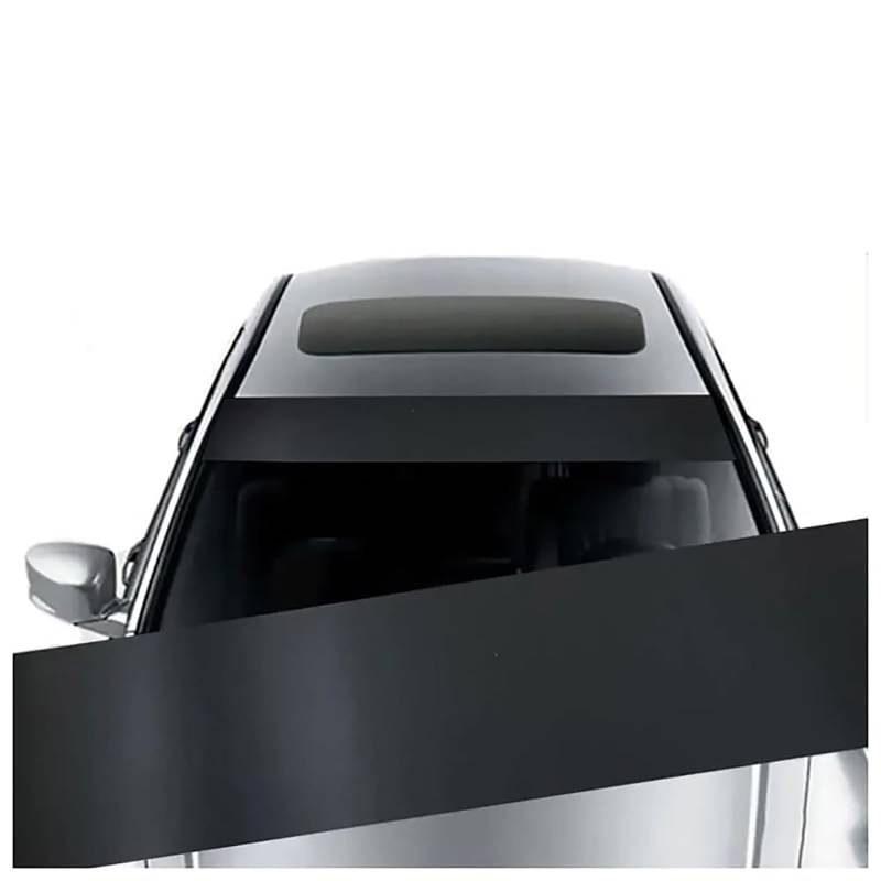 Auto Windschutzscheibenaufkleber, für Citroen C3 III 2016-2022 2023 Windschutzscheibe Sonnenblende Streifen Autofenster Aufkleber Blendfreie Aufkleber,B von LKILFUWX