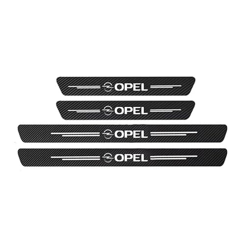 LKILFUWX 4 Stück Autotürschwellenschutz, für Opel Corsa E F 2010–2024, Willkommens-Pedal, Zierstreifen, Schwellenschwellen-Schutzaufkleber, Zubehör LKILFUWX 4 Stück Autotürschwellenschutz, für Opel Corsa E F 2010–2024, Willkommens-Pedal, Zierstreifen, Schwellenschwellen-Schutzaufkleber, Zubehör von LKILFUWX