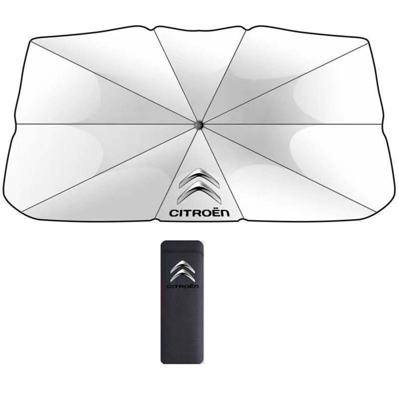 Sonnenschutz Auto Frontscheibe, Für Citroen Jumpy 2004-2024 UV-Schutz Wärmeisolierter Sonnenschirm Auto Windschutzscheibe Sonnenschirm Regenschirm von LKILFUWX