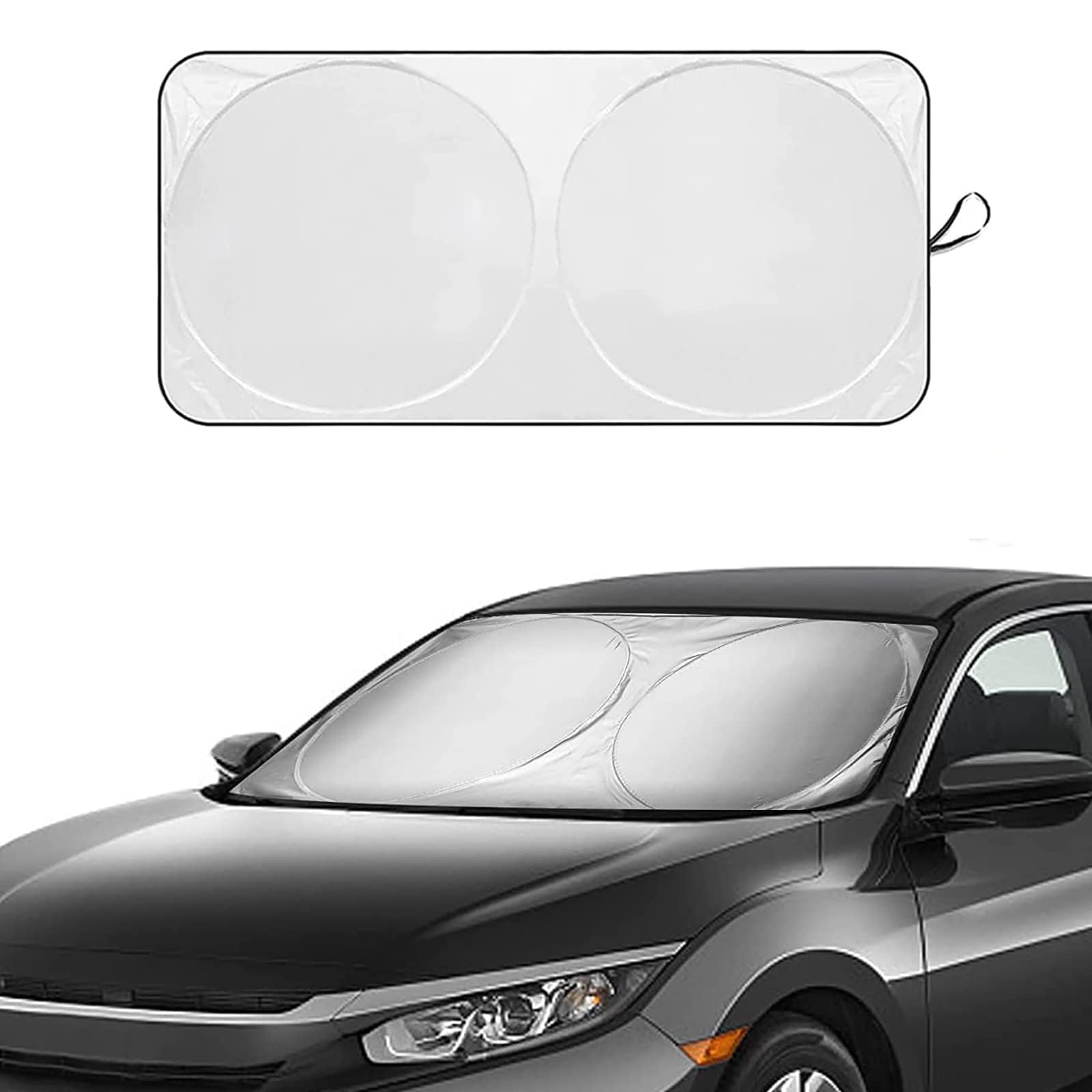 Sonnenschutz Auto Frontscheibe, Für Renault Traffic III/3 (ab Bj.2014) UV-Schutz Wärmeisolierter Sonnenschirm Auto Windschutzscheibe Sonnenschirm Regenschirm von LKILFUWX