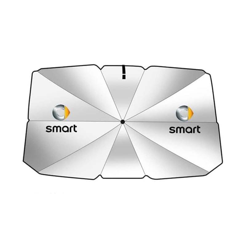 Sonnenschutz Auto Frontscheibe, Für Smart 451 453 Fortwo Forfour Smart #1 UV-Schutz Wärmeisolierter Sonnenschirm Auto Windschutzscheibe Sonnenschirm Regenschirm von LKILFUWX