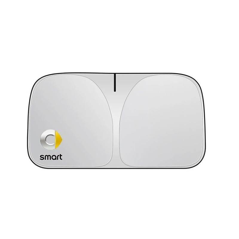 Sonnenschutz Auto Frontscheibe, Für Smart Forfour Fortwo 453 451 450 UV-Schutz Wärmeisolierter Sonnenschirm Auto Windschutzscheibe Sonnenschirm Regenschirm von LKILFUWX