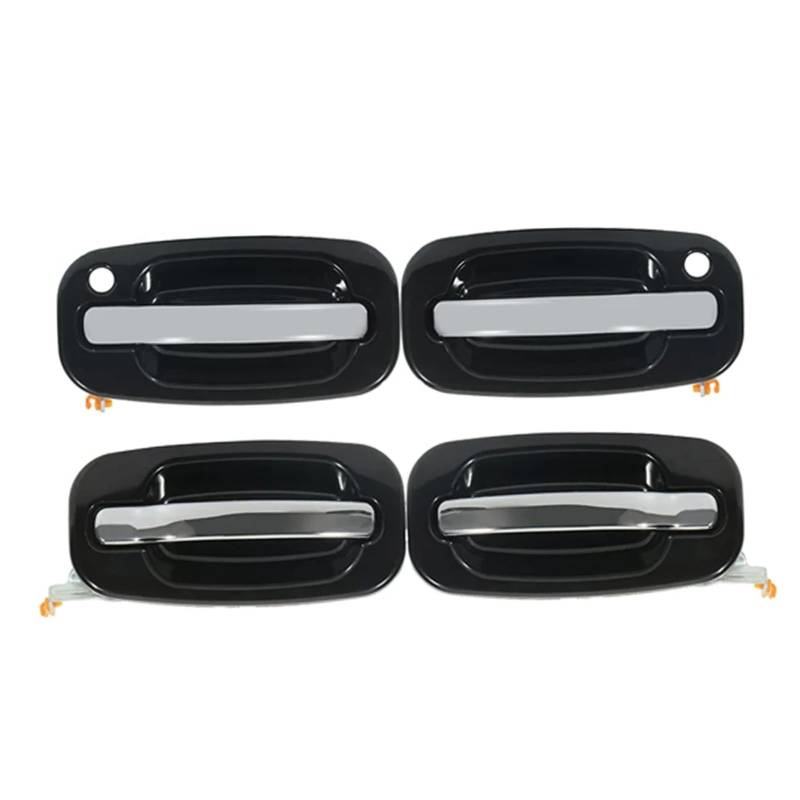 Auto Äußerer Türgriff Für Cadillac Für Escalade 2002 2003 2004 2005 2006 Chrom Schwarz Außentür Griff Vorne Hinten Set 15745141 15745140 15745149 Autotürgriff von LKRGBXA