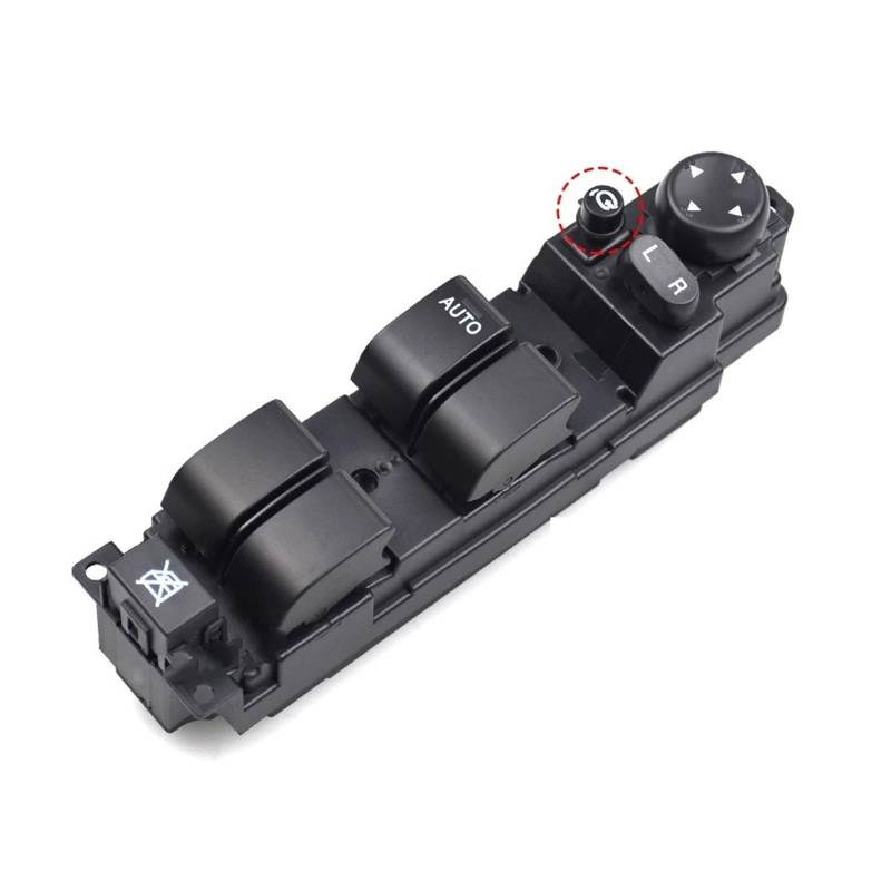 Autofenster-Taste Autozubehör Für Mazda 2 Für M2 2007 2008 2009 2010 2011 2012 2013 Elektrische Fensterheber Switch Control Taste DF73-66-350B DF73-66-350B Auto Fensterheber Schalter(with Folding) von LKRGBXA