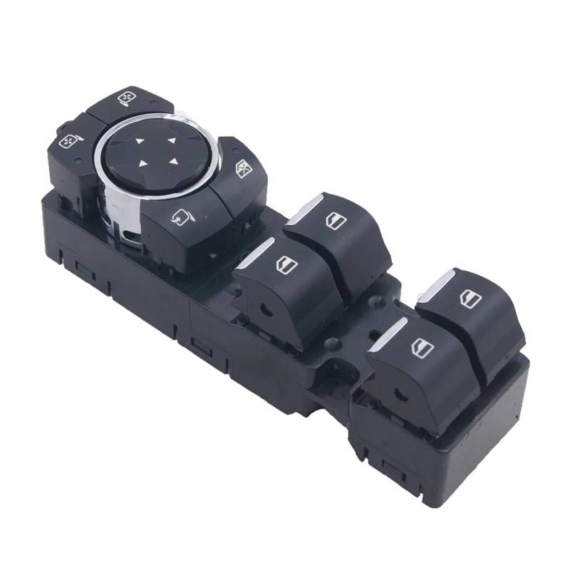 Autofenster-Taste Elektrischer Fensterheber-Hauptschalter DG9T-14540-CCW Für Ford Für Ecosport DG9T14540CCW Autozubehör Schwarz Auto Fensterheber Schalter von LKRGBXA