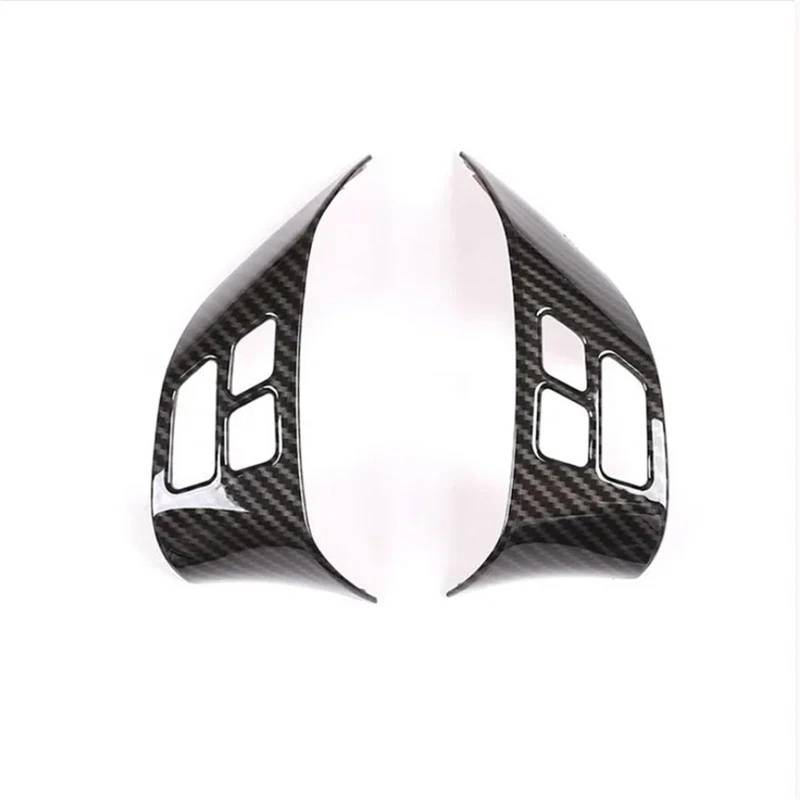 Cubierta Interior Automóvil Panel Für 3er E90 Für X1 E84 2010-2013 2 STÜCKE ABS Kohlefaser Auto Lenkradtasten Dekorative Abdeckung Auto-Innenausstattung Decoración Coche von LKRGBXA