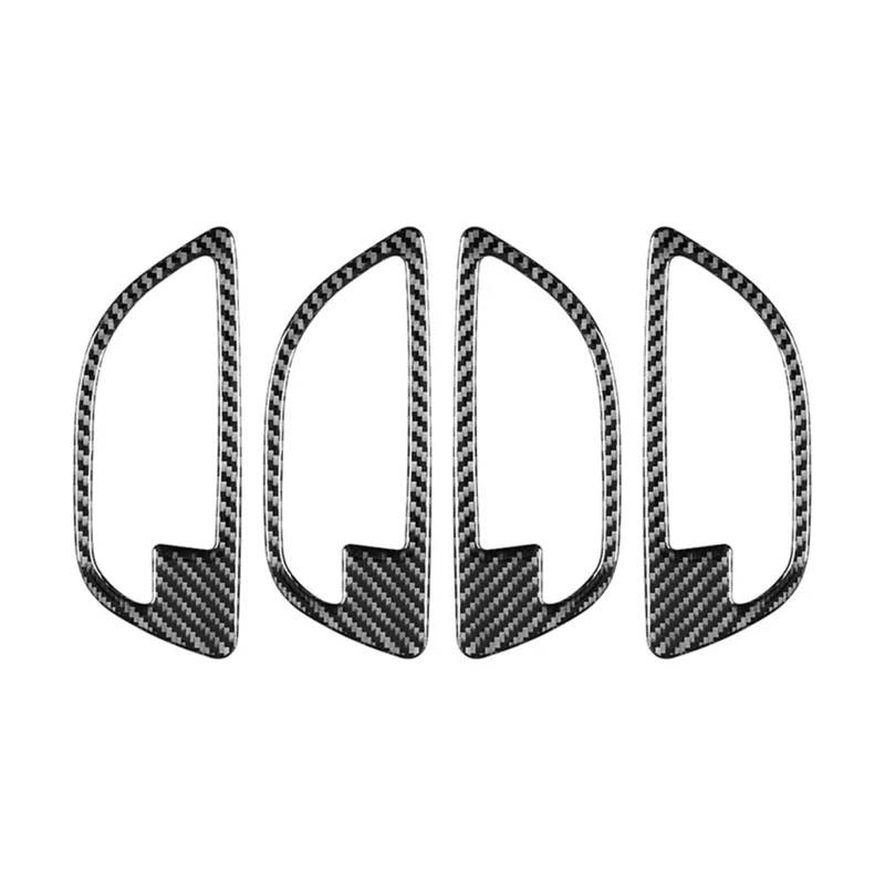 Cubierta Interior Automóvil Panel Für 5 Series F10 2011-2017 Zubehör Carbon Fiber Innenausstattung Auto Innentürgriff Dekorative Rahmenverkleidung Abdeckung Aufkleber Decoración Coche von LKRGBXA
