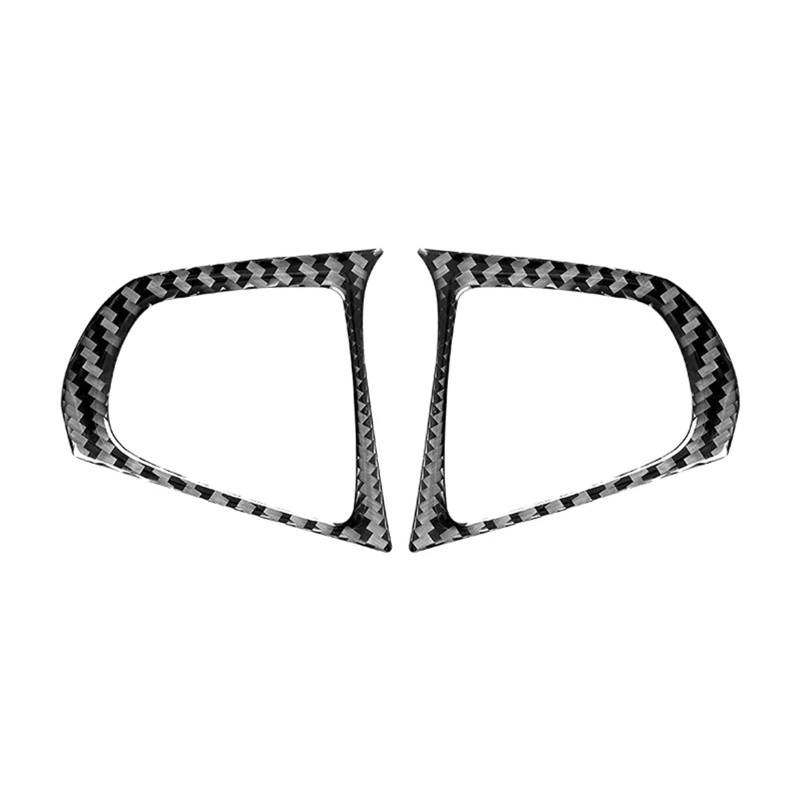 Cubierta Interior Automóvil Panel Für 5 Series G30 2018-2022 Zubehör Carbon Fiber Innenausstattung Auto Lenkrad Tasten Dekorative Rahmen Trim Abdeckung Aufkleber Decoración Coche von LKRGBXA