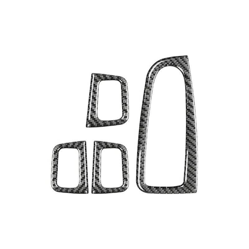 Cubierta Interior Automóvil Panel Für Benz W205 C-Klasse Für GLC X253 2015–2022, Kohlefaser-Fenster-Bedienfeld, Zierknopf, Rahmenaufkleber, Auto-Innenausstattung Decoración Coche von LKRGBXA