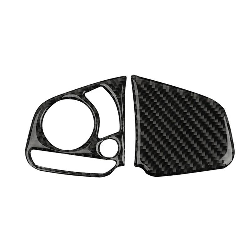 Cubierta Interior Automóvil Panel Für Civic 10. Generation 2016 2017 2018 2019, 2 Stück, Styling Carbon Fiber Lenkradverkleidung Verkleidung Autozubehör Decoración Coche von LKRGBXA