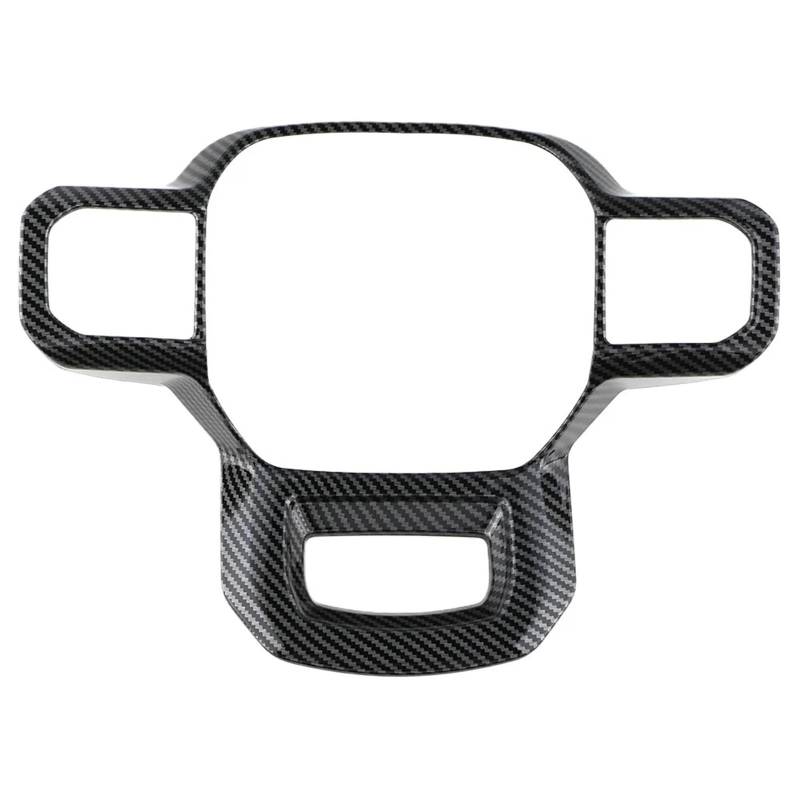 Cubierta Interior Automóvil Panel Für Ford Für F150 2021 2022 2023 Lenkrad Dekorative Kohlefaser Gesamtlenkrad Patch Autozubehör Geeignet Decoración Coche von LKRGBXA