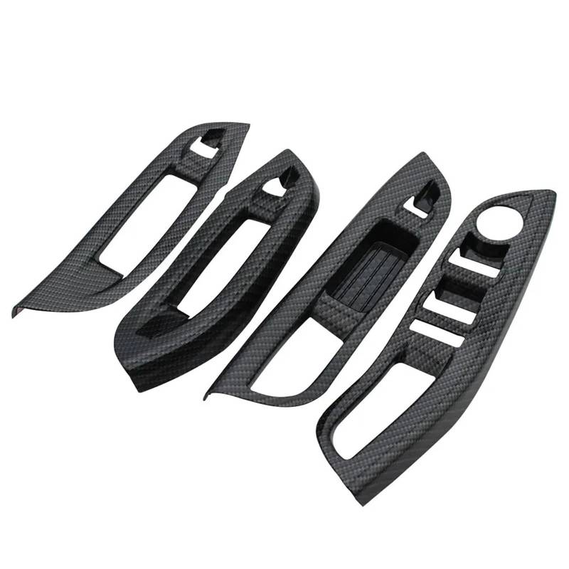 Cubierta Interior Automóvil Panel Für Ford Für Focus 3 MK 3 2015 2016 2017 2018 4-teiliges Autofensterheber-Panelrahmen-Dekorationsabdeckungs-Trim-Aufkleber-Innenausstattung Decoración Coche von LKRGBXA