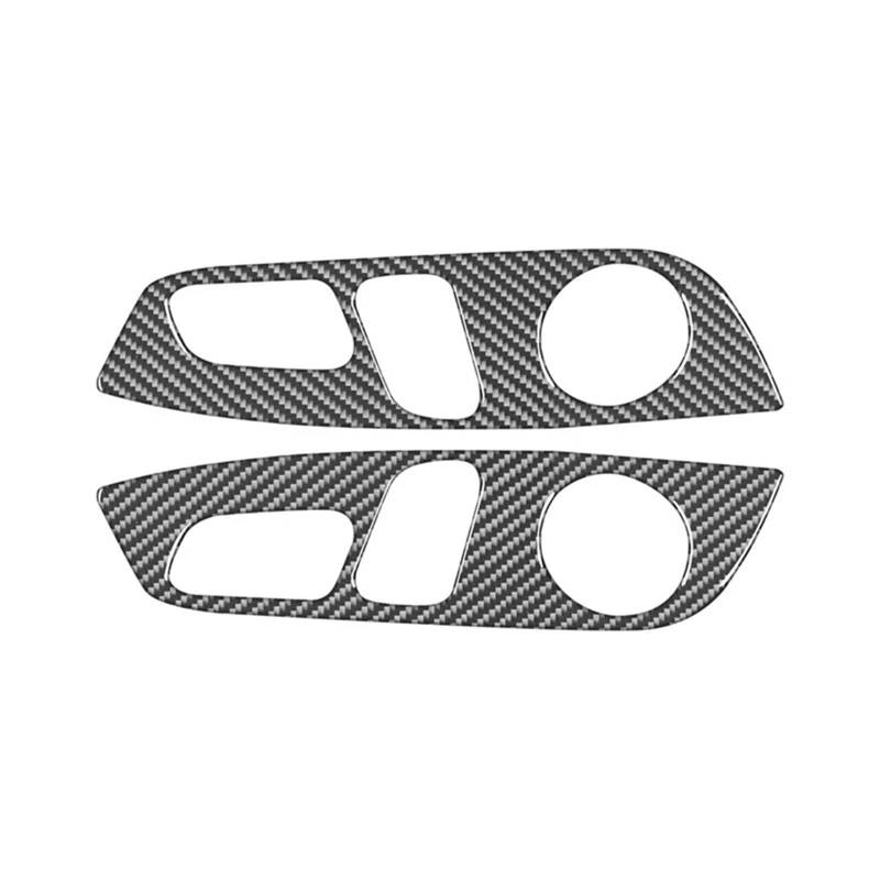 Cubierta Interior Automóvil Panel Für Q7 2007-2015 Zubehör Carbon Fiber Innen Auto Sitz Einstellung Control Schalter Dekorative Aufkleber Abdeckung Zierrahmen Decoración Coche von LKRGBXA